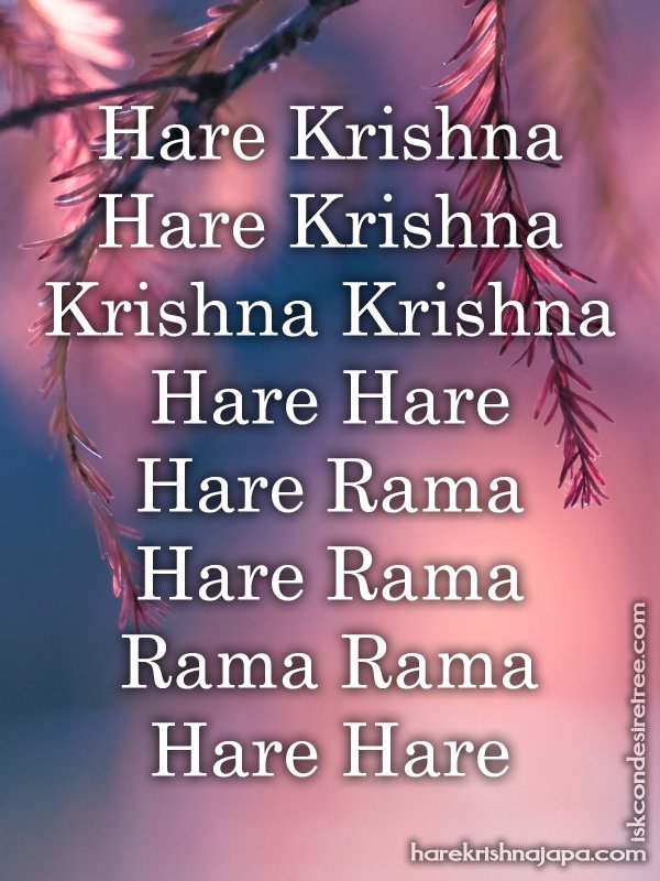 Hare Krishna Maha Mantra in French 021