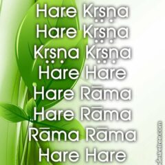 Hare Krishna Maha Mantra in Portuguese 001