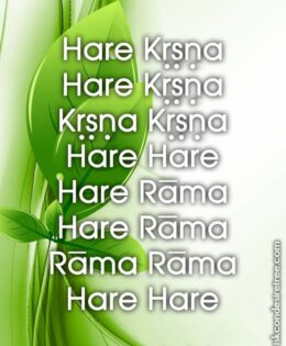 Hare Krishna Maha Mantra in Portuguese 001