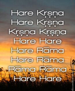Hare Krishna Maha Mantra 124