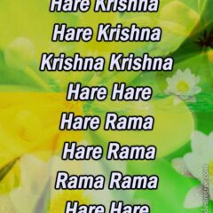 Hare Krishna Maha Mantra in Spanish 002