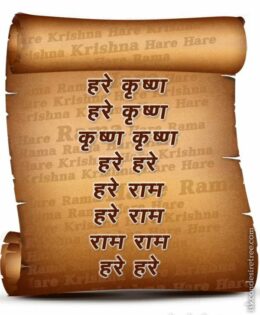 Hare Krishna Maha Mantra in Hindi 007
