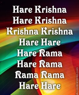 Hare Krishna Maha Mantra 209