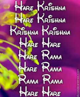 Hare Krishna Maha Mantra in French 029