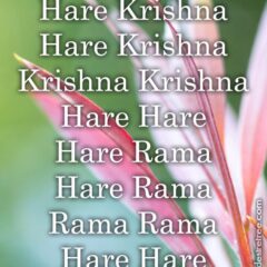 Hare Krishna Maha Mantra in French 020