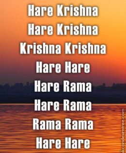 Hare Krishna Maha Mantra in French 012