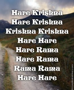 Hare Krishna Maha Mantra in French 007