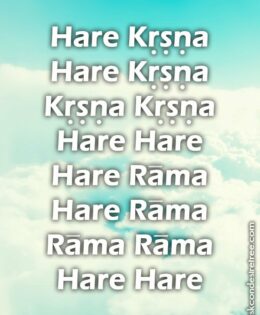 Hare Krishna Maha Mantra 530