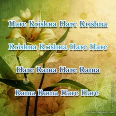 Hare Krishna Maha Mantra in French 024