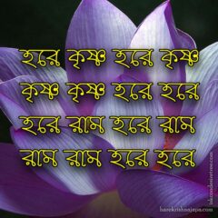 Hare Krishna Maha Mantra in Bengali 006