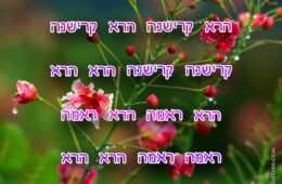 Hare Krishna Maha Mantra in Hebrew 003