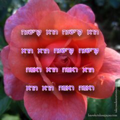 Hare Krishna Maha Mantra in Hebrew 004