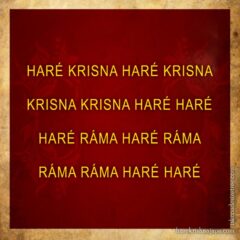 Hare Krishna Maha Mantra in Hungarian 004