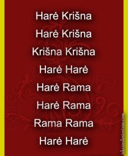 Hare Krishna Maha Mantra in Lithuanian 003