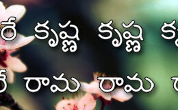 Hare Krishna Maha Mantra in Telugu 010