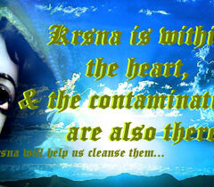 To understand Krishna, Chant Hare Krishna